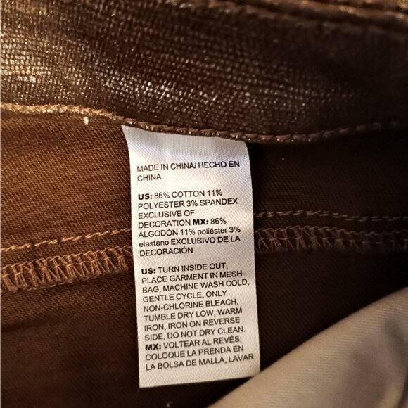 Chicos Pants, Womens, 1R, Flowers on front of Legs, High Waist, NWOT - Picture 9 of 9